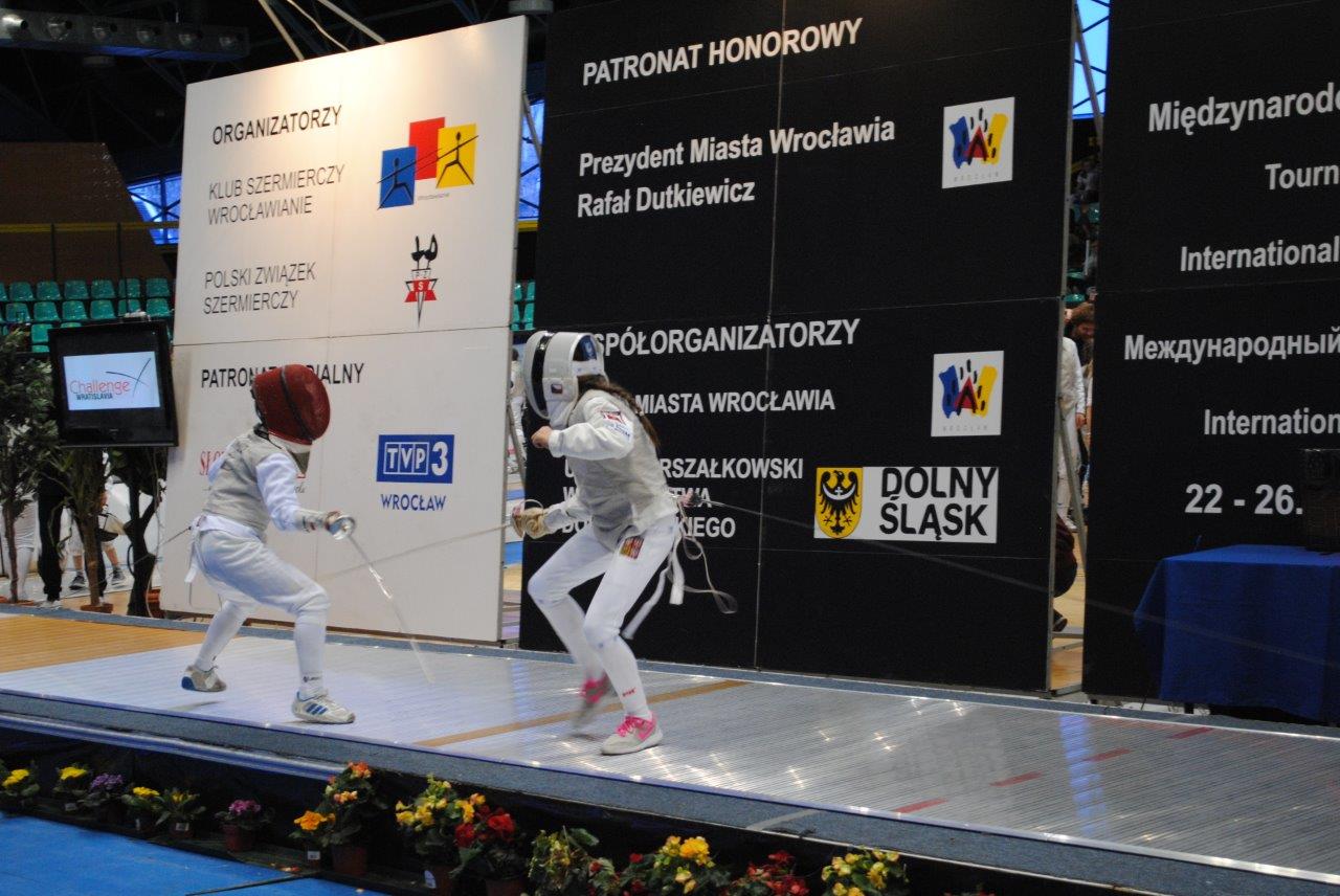 Havlíčkobrodská šermířka z T.J. jiskra Anna Šimková se zúčastnila mezinárodního turnaje 