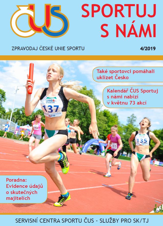 Nové číslo Zpravodaje ČUS č.4/2019 ze sportovního prostředí 
